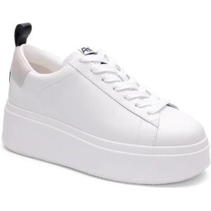 image:imageASH  Maya Platform Sneaker  Stylish Leather Sneakers with 25 Heel LaceUp Closure amp Durable Rubber Outsole for AllDay Comfort and Modern EleganceWhiteEggnugBlack